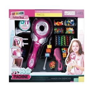DIY Fashion Hair Braiding Machine for Kids - Pink